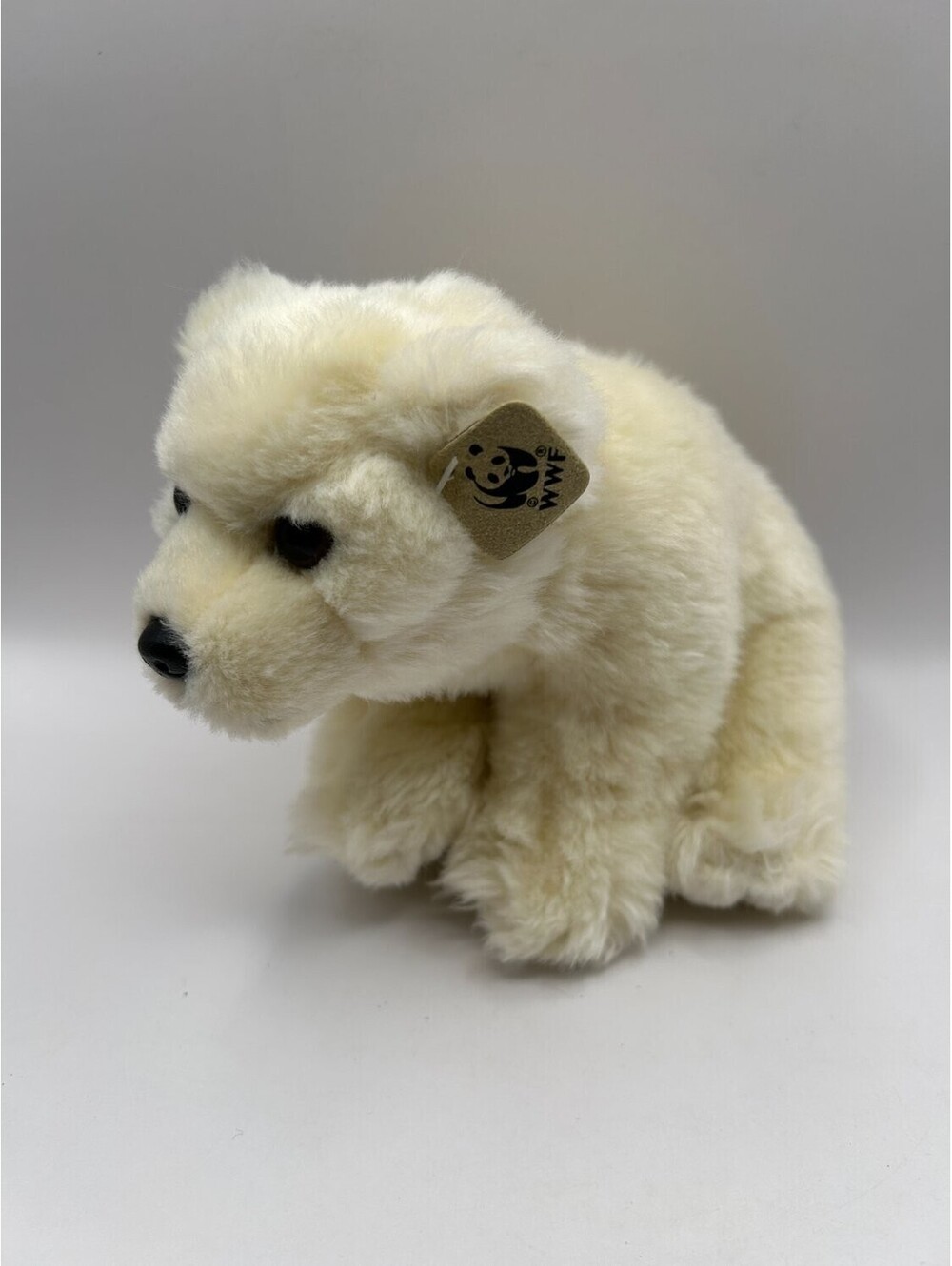 Wwf Plush Polar Bear Ear Tag Attached
